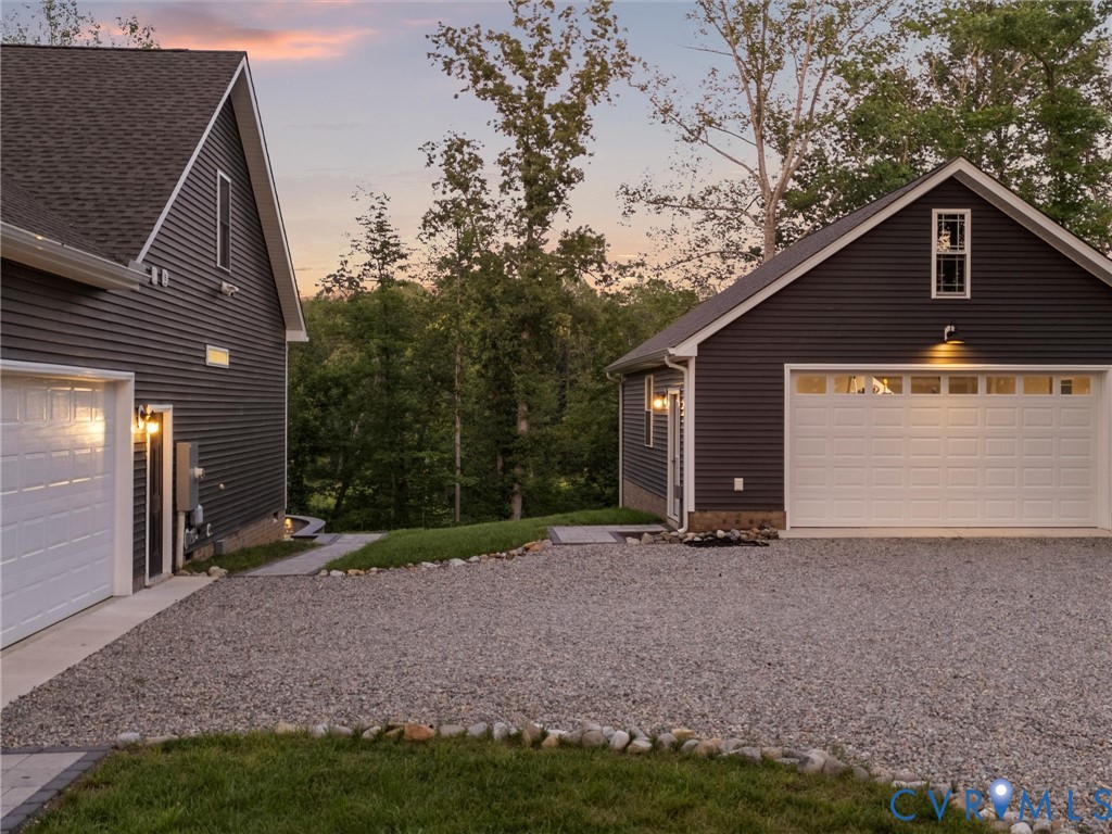 1280 Mill Quarter Road Powhatan, VA 23139 - Photo 2 of 50 View of garage