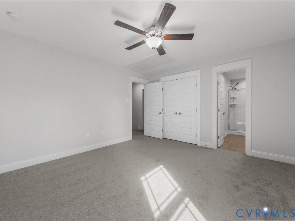 1280 Mill Quarter Road Powhatan, VA 23139 - Photo 33 of 50 Unfurnished bedroom with attic access, carpet floo
