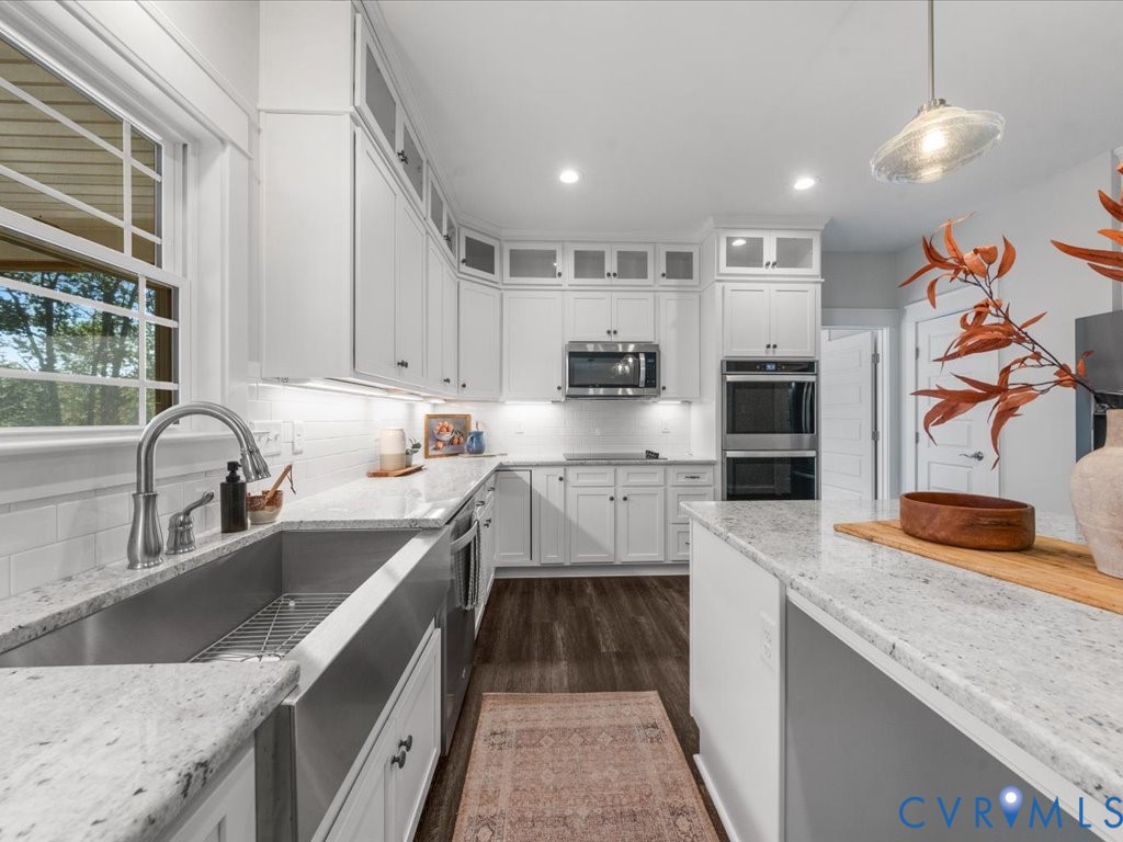 1280 Mill Quarter Road Powhatan, VA 23139 - Photo 6 of 50 Kitchen featuring light stone countertops, white c