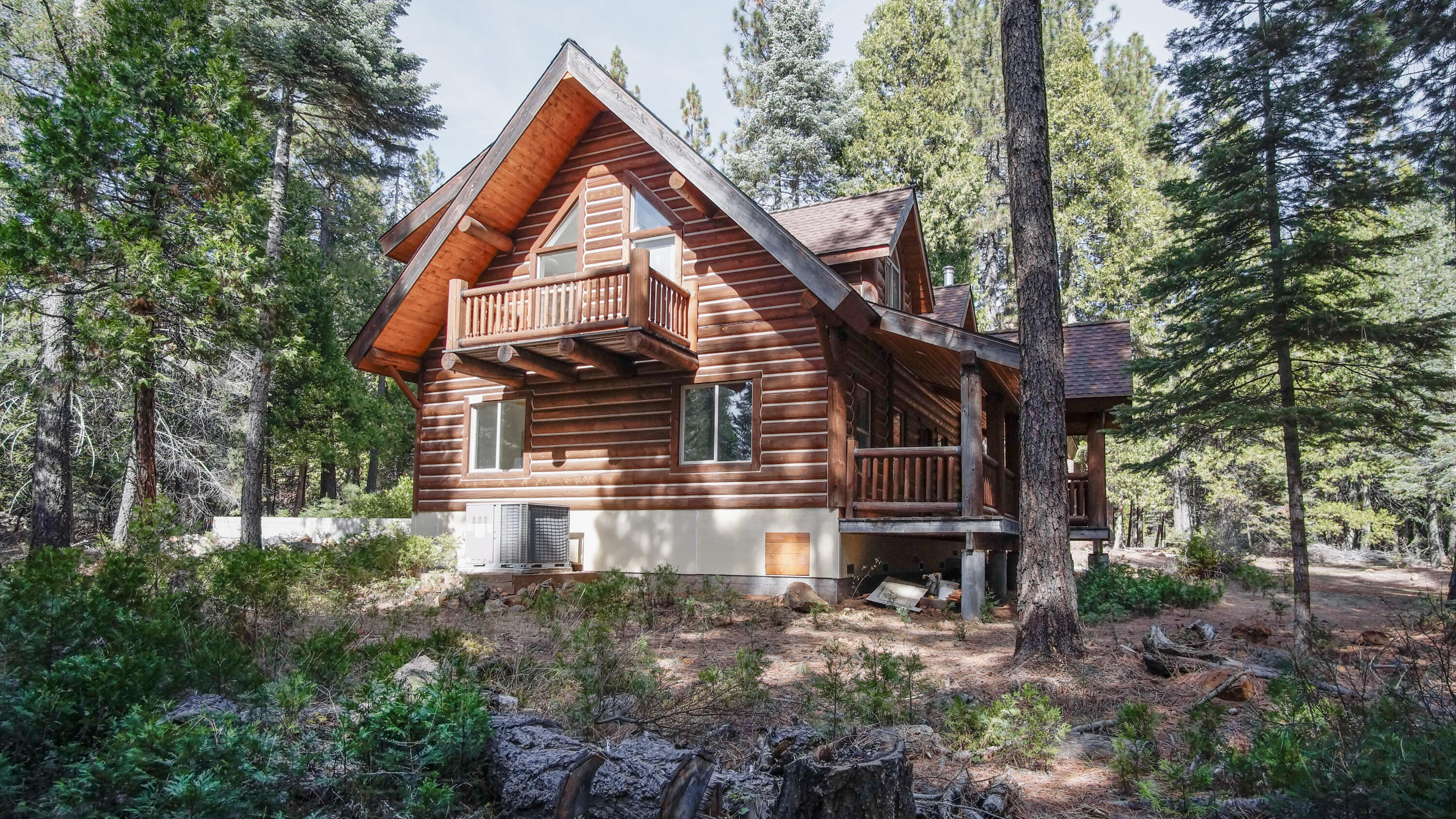 8118 Pine Forest Road Shingletown, CA 96088 - Photo 18 of 38 a view of house with a small yard and a large tree