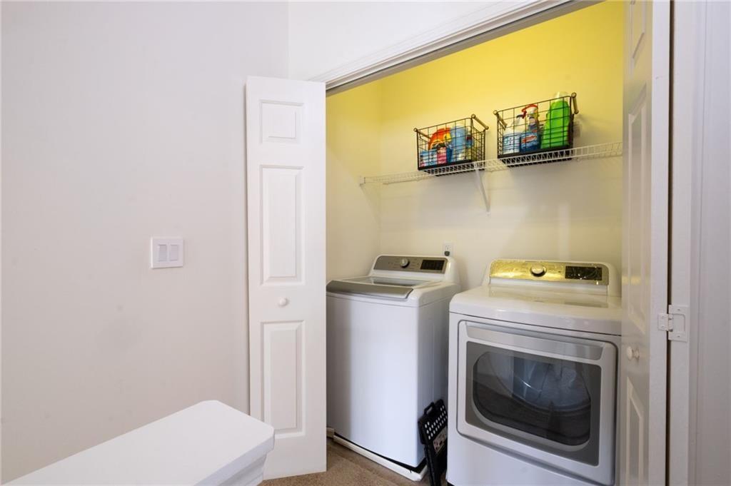 3950 Cyrus Crest Circle Northwest Kennesaw, GA 30152 - Photo 35 of 44 a utility room with dryer and washer