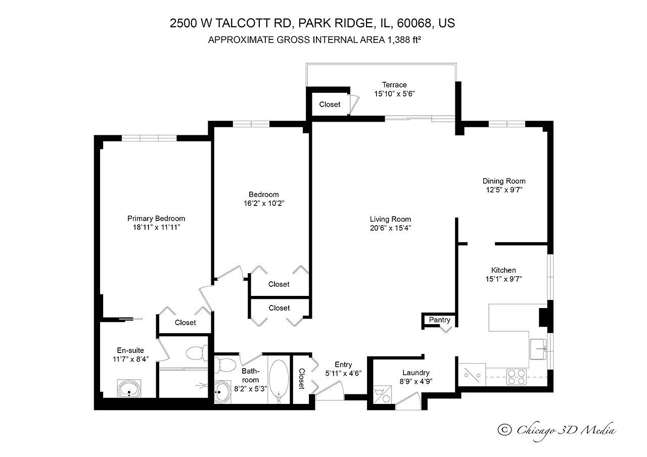 2500 West Talcott Road, Unit 106 Park Ridge, IL 60068 - Photo 20 of 20 Gallery Image 20
