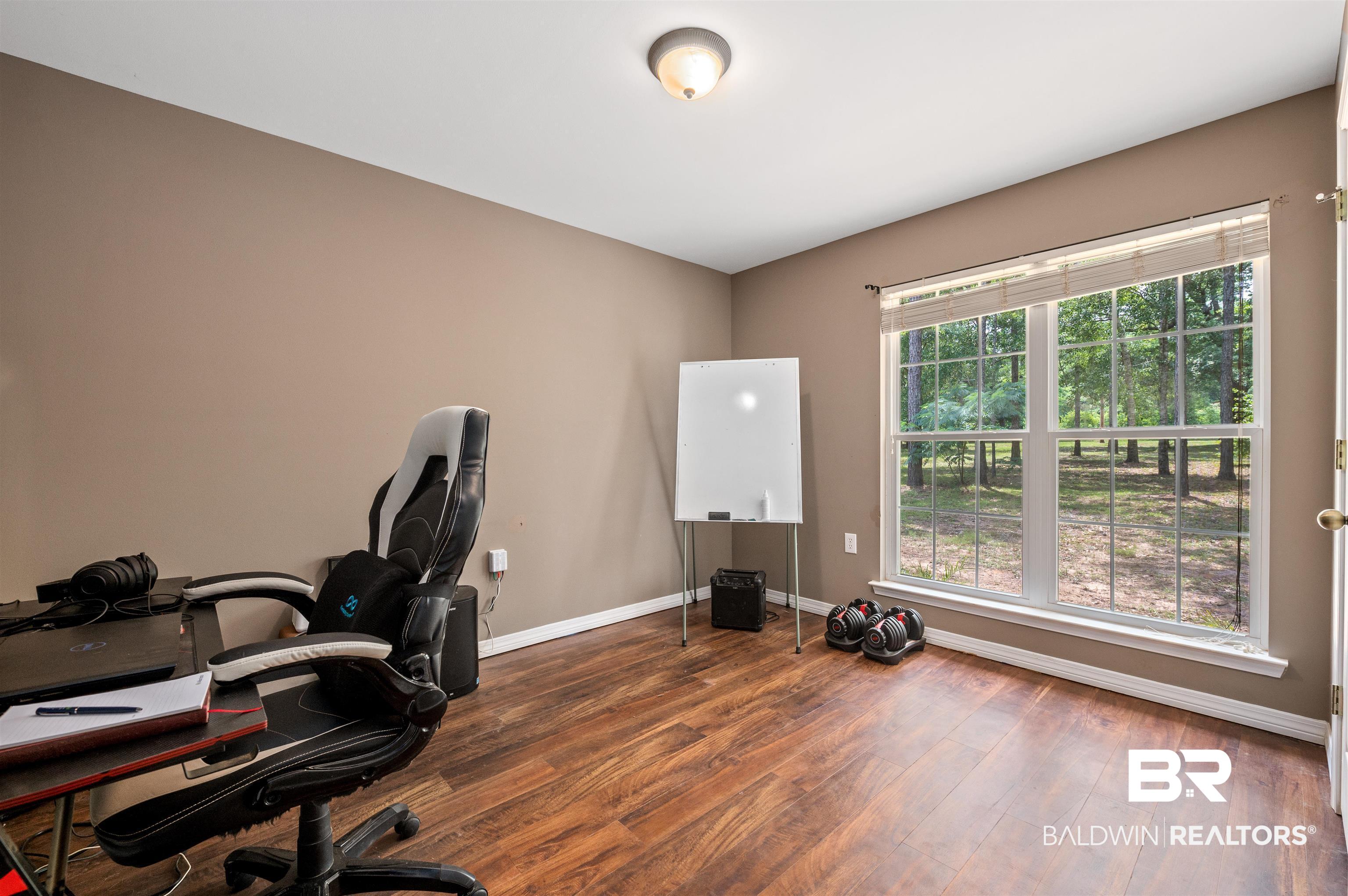 15240 Styx River Road Stapleton, AL 36578 - Photo 5 of 18 Office featuring dark hardwood / wood-style floors