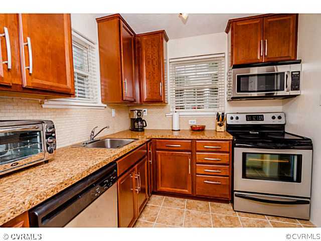 6214 Club Road Henrico, VA 23228 - Photo 1 of 24 Kitchen - RENOVATED w/ new floors, cabinets, count