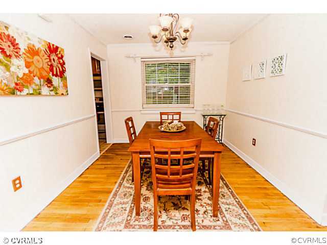 6214 Club Road Henrico, VA 23228 - Photo 4 of 24 Dining Room - New paint, hardwood floors
