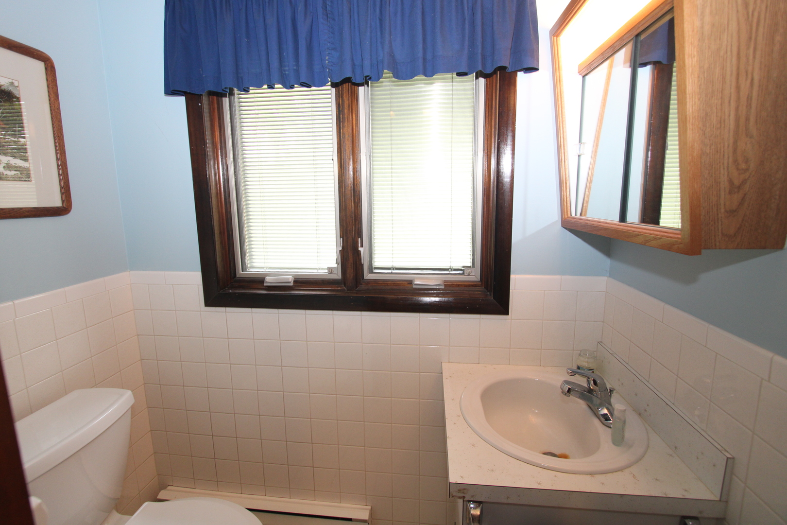 23815 Hickory Lane Minooka, IL 60447 - Photo 17 of 30 a bathroom with a sink a toilet and a mirror
