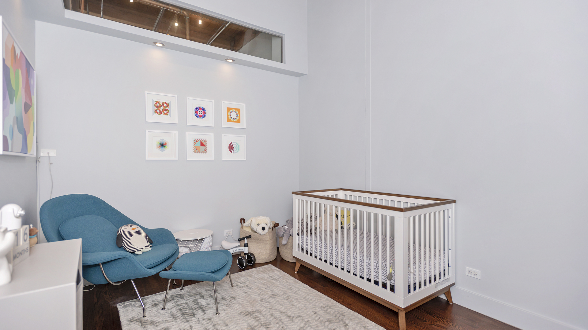 1101 West Lake Street, Unit 5D Chicago, IL 60607 - Photo 13 of 19 a bedroom with furniture and a window