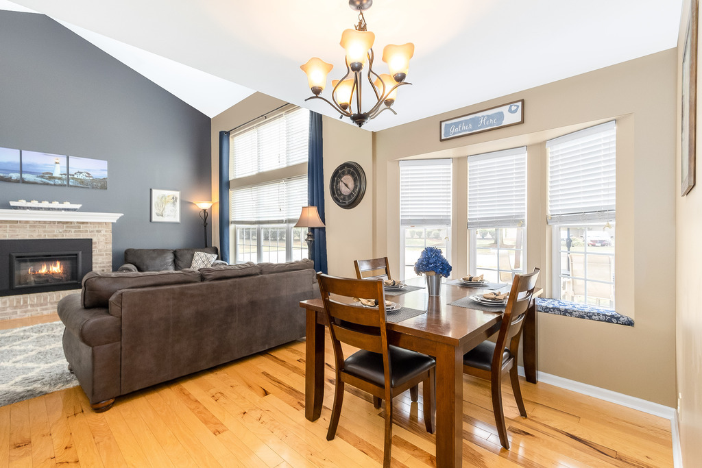 1950 Lakeside Drive Montgomery, IL 60538 - Photo 3 of 15 a view of a dining room with furniture window and outside view