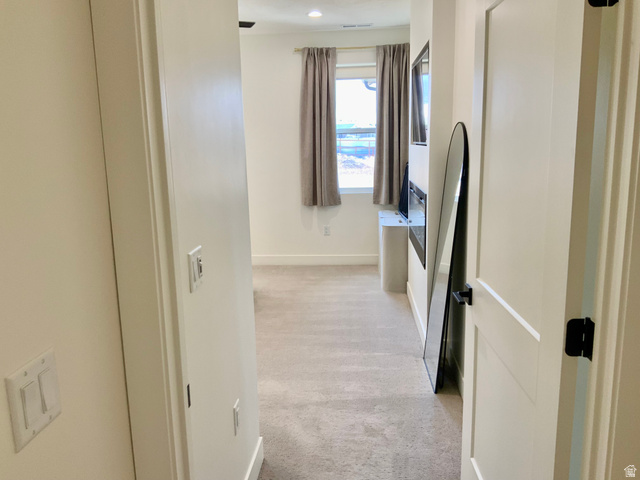 277 West 800 South Monroe, UT 84754 - Photo 13 of 46 Hall featuring baseboards and light carpet