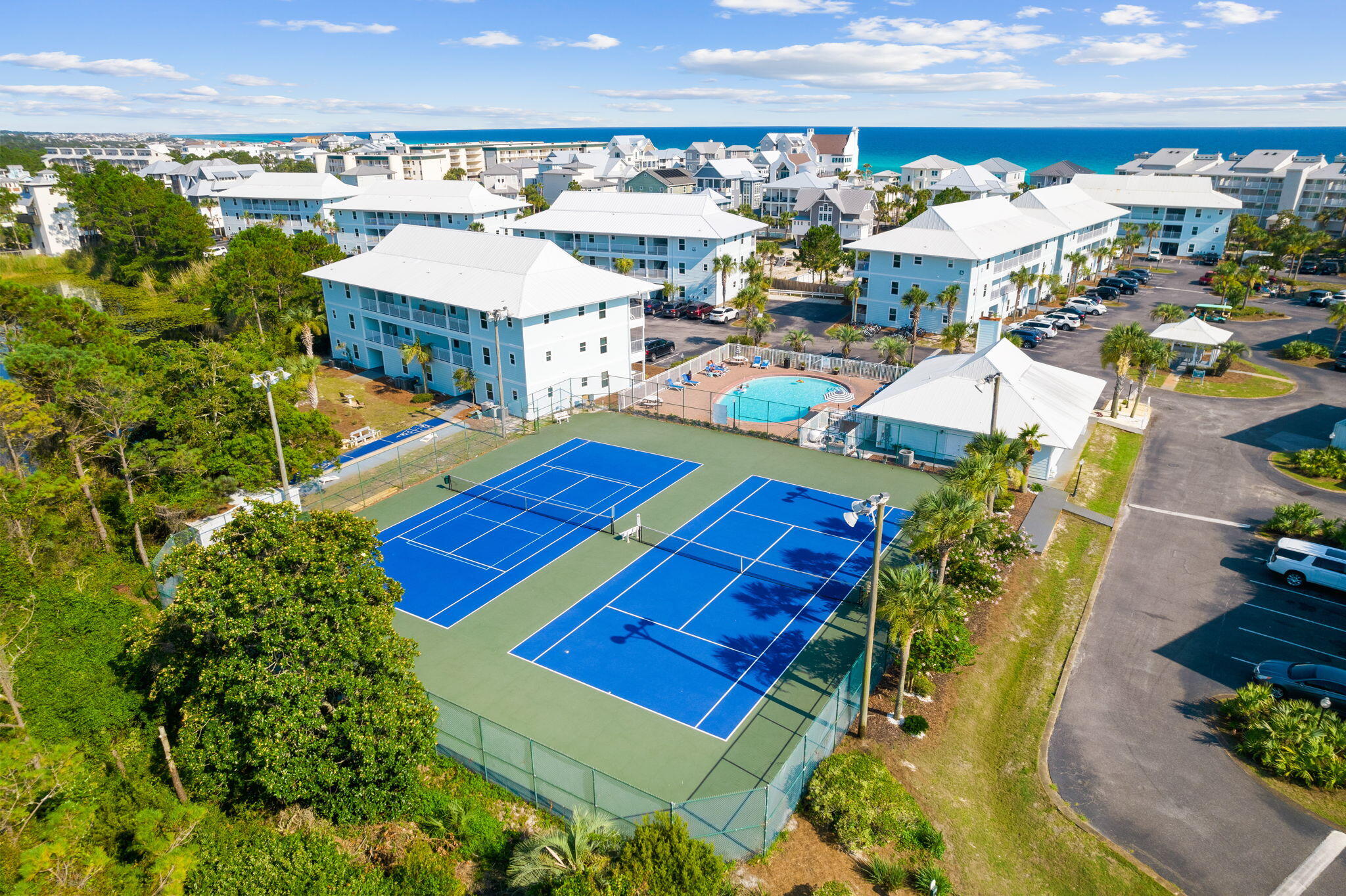 11 Beachside Drive, Unit 323 Santa Rosa Beach, FL 32459 - Photo 37 of 49 Recently refinished tennis courts!