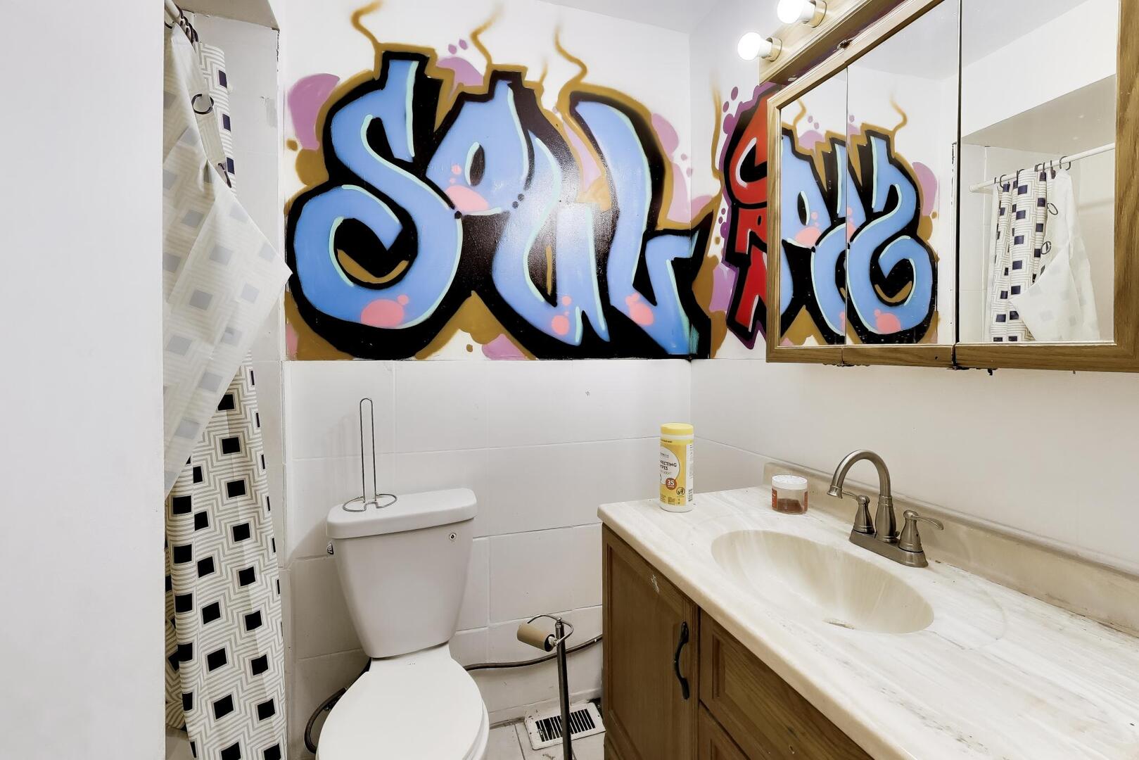 4505 South Indiana Avenue Chicago, IL 60653 - Photo 25 of 31 a bathroom with a sink and a toilet