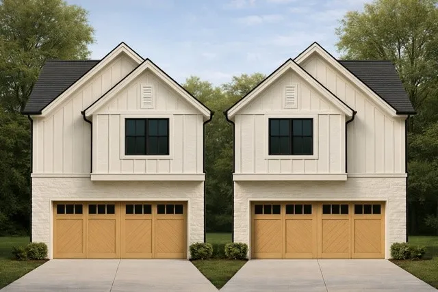 a view of front of house with a yard