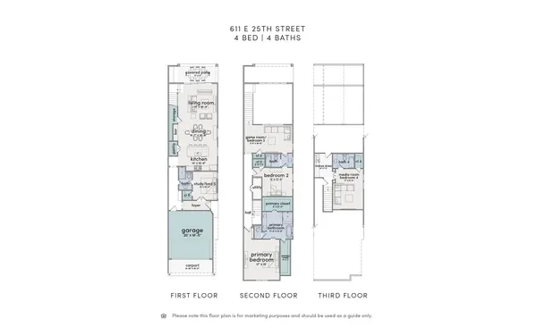 $1,099,990 | 611 East 25th Street, Houston, TX 77008