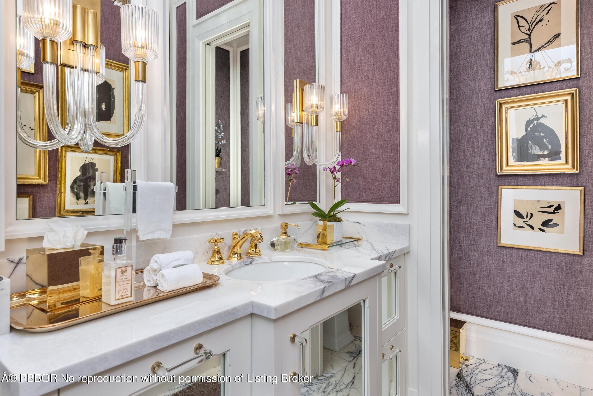309 Chapel Hill Road Palm Beach, FL 33480 - Photo 22 of 50 Powder Room