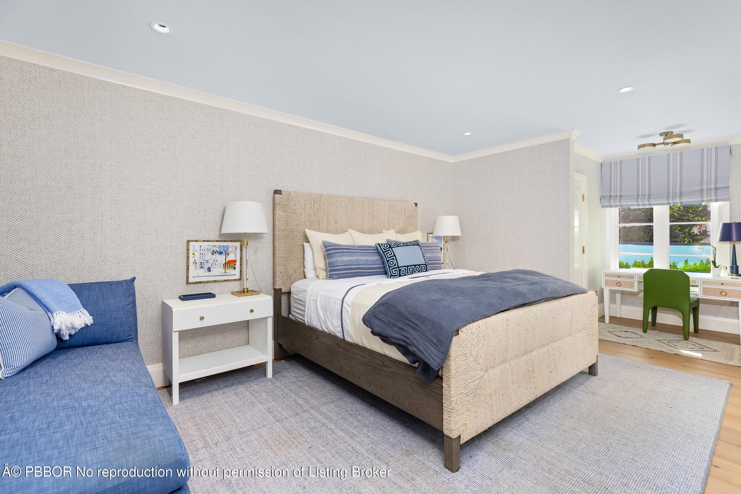 309 Chapel Hill Road Palm Beach, FL 33480 - Photo 34 of 50 a bed room with a bed and a chair