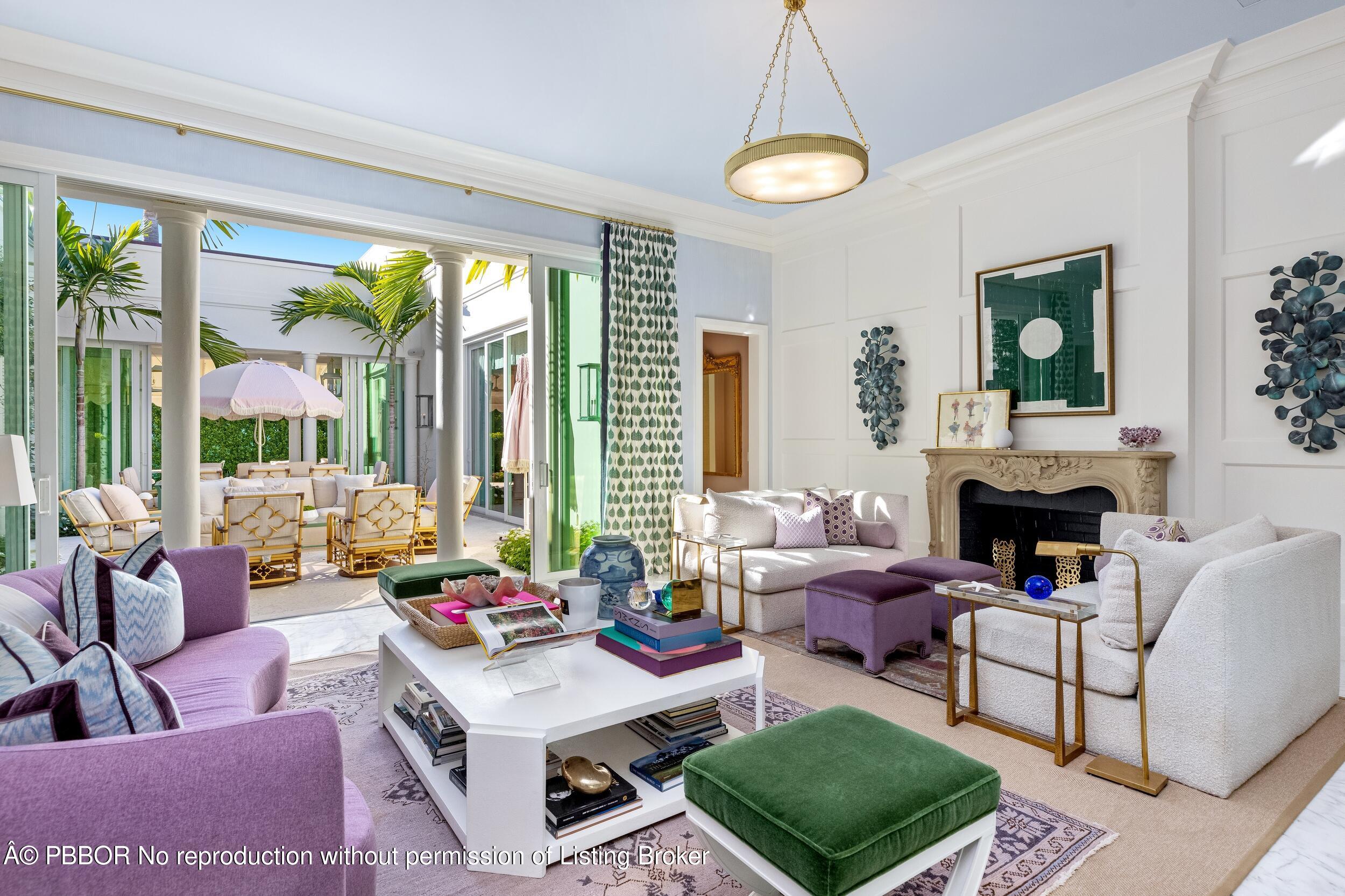 309 Chapel Hill Road Palm Beach, FL 33480 - Photo 4 of 50 Living Room