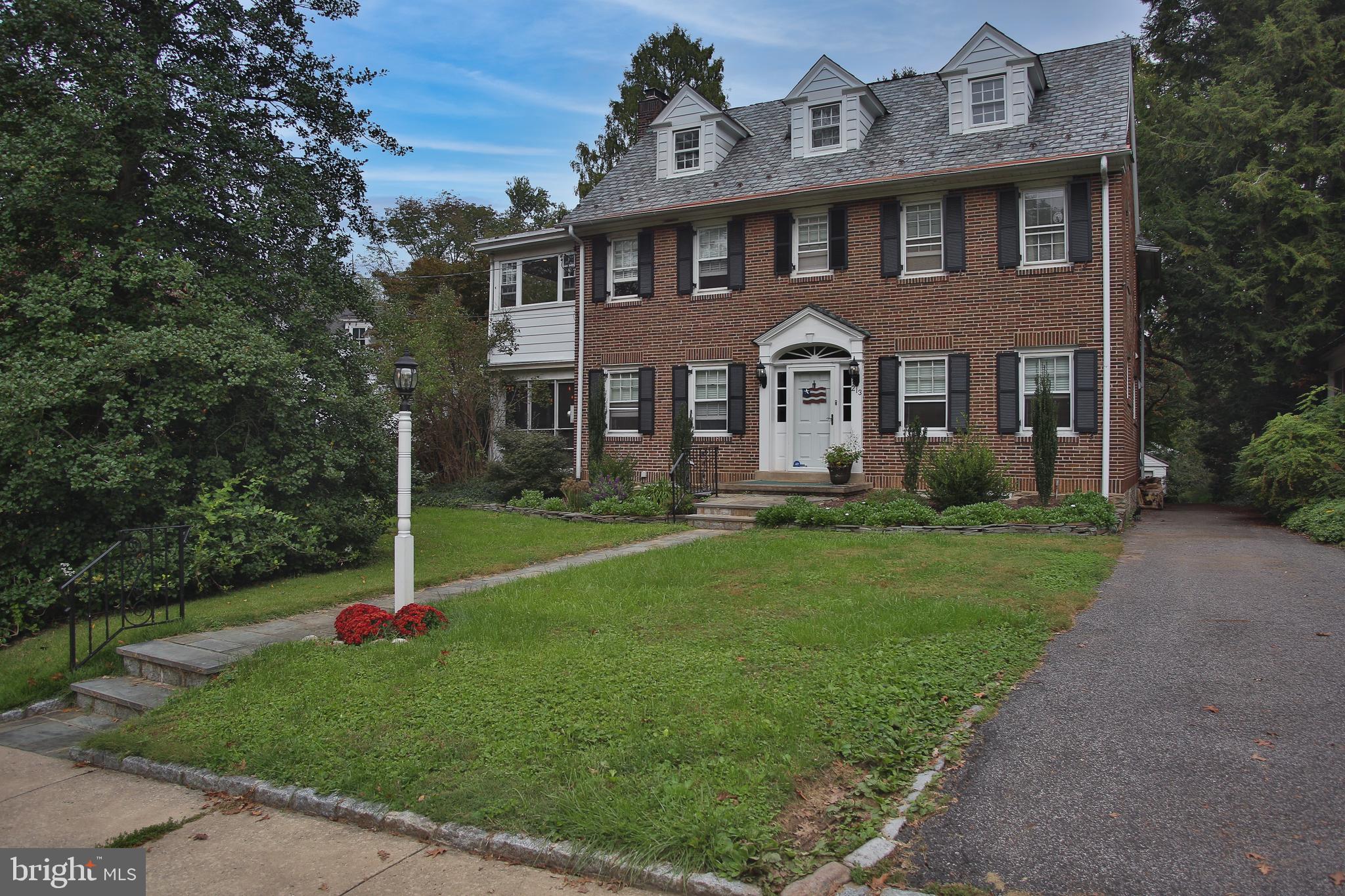 Stately brick colonial