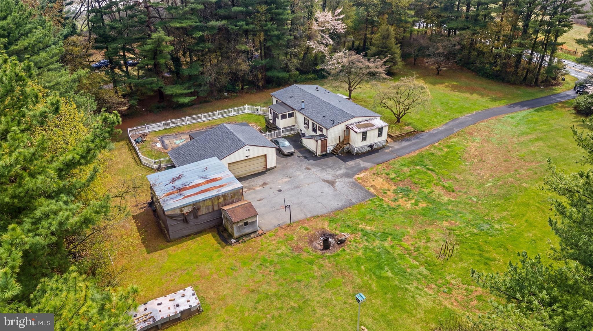 151 Darlington Road Havre de Grace, MD 21078 - Photo 11 of 46 an aerial view of a house with a yard basket ball court