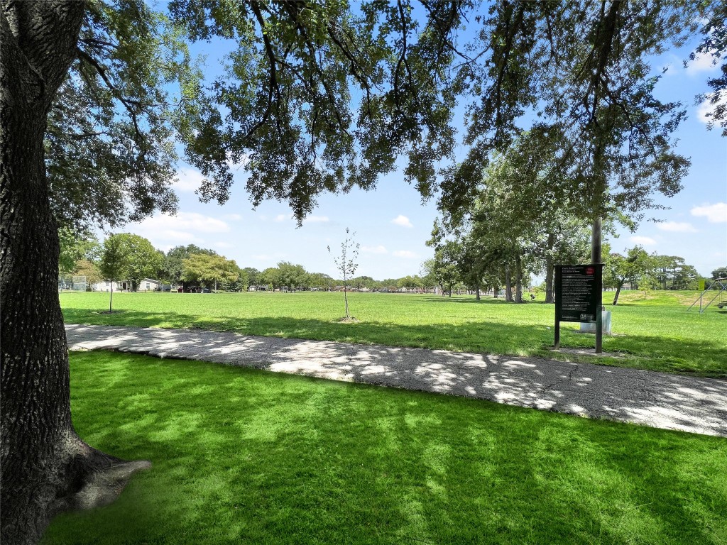 6347 Limestone Street Houston, TX 77092 - Photo 24 of 26 Nestled near the lush expanses of Langwood Park, this serene setting offers a perfect blend of natural beauty and tranquility for your dream home.