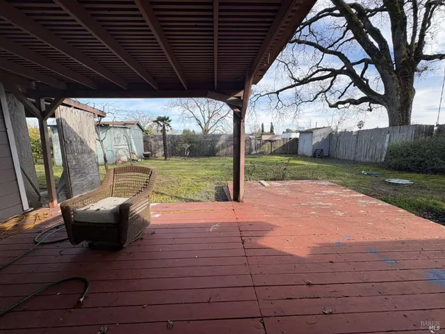 a patio view with patio