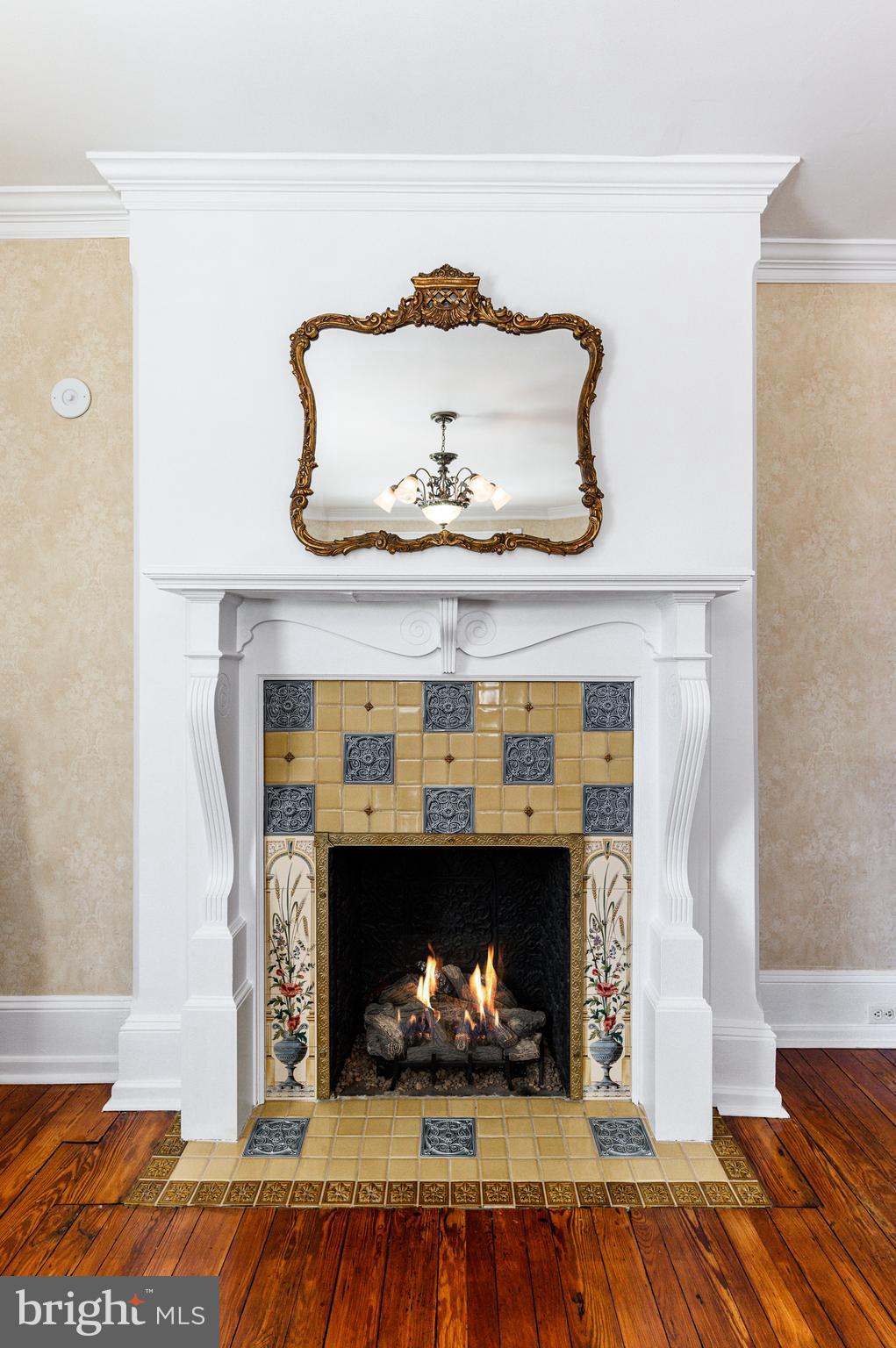 234 Keller Road Berwyn, PA 19312 - Photo 25 of 49 Fireplace custom tiles/original fire box