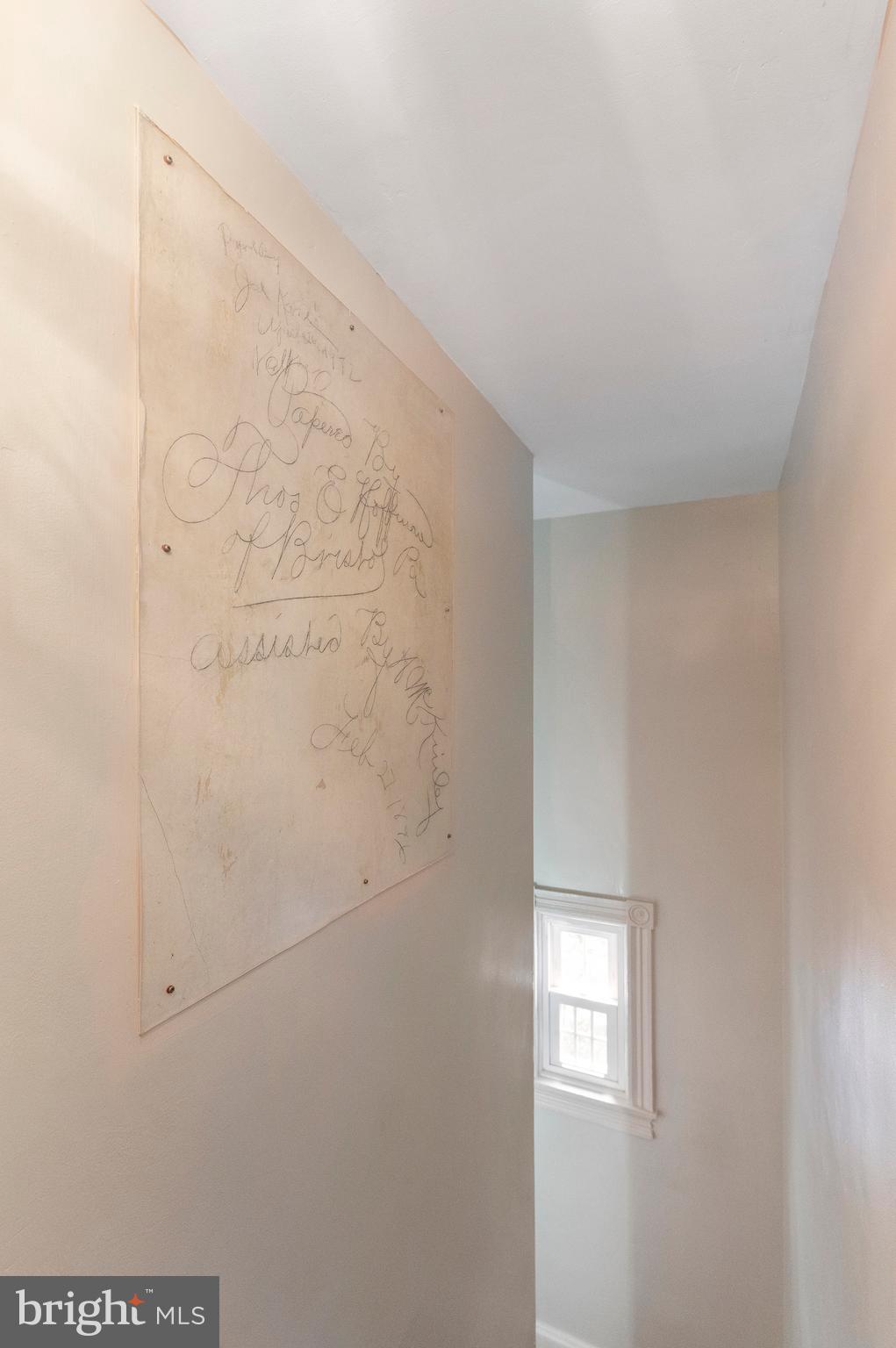 234 Keller Road Berwyn, PA 19312 - Photo 44 of 49 Preserved Signed Note from 1900's wall paperer