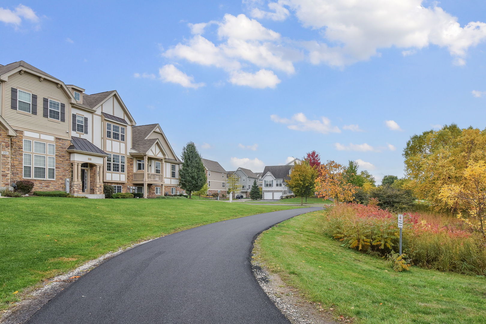 243 Bennett Drive Carol Stream, IL 60188 - Photo 21 of 23 a view of a big house with a big yard and potted plants