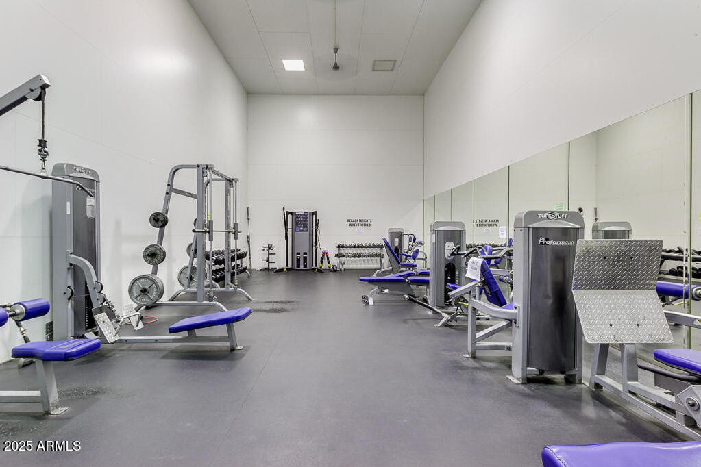 1633 East Lakeside Drive, Unit 166 Gilbert, AZ 85234 - Photo 42 of 43 32 Community Gym
