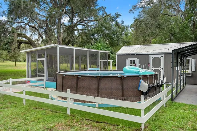 a view of a storage room with a lot of stuff