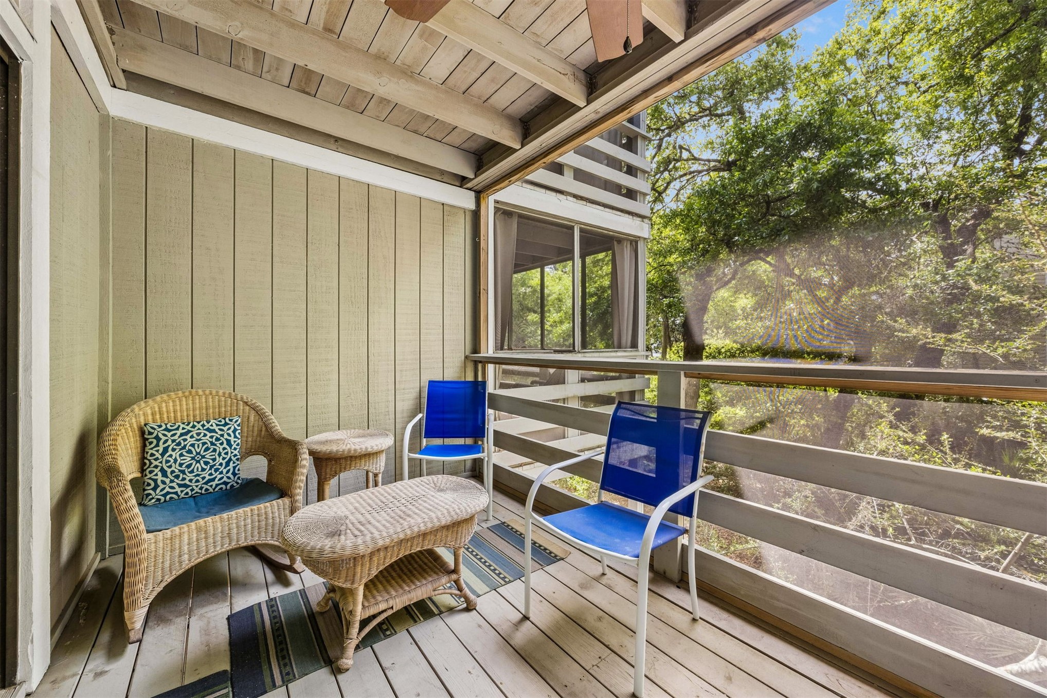 2328 Sadler Road, Unit 1C Fernandina Beach, FL 32034 - Photo 28 of 49 a balcony with chairs and outdoor view