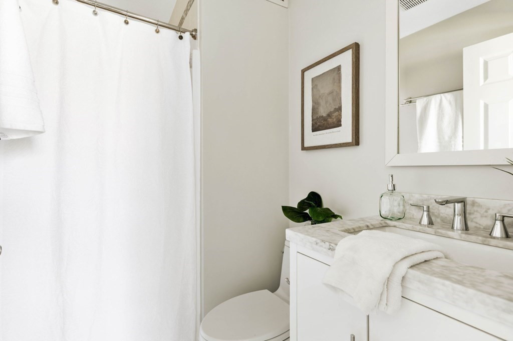 40 Brattle Street, Unit 7 Arlington, MA 02476 - Photo 19 of 25 a bathroom with a toilet sink and tub