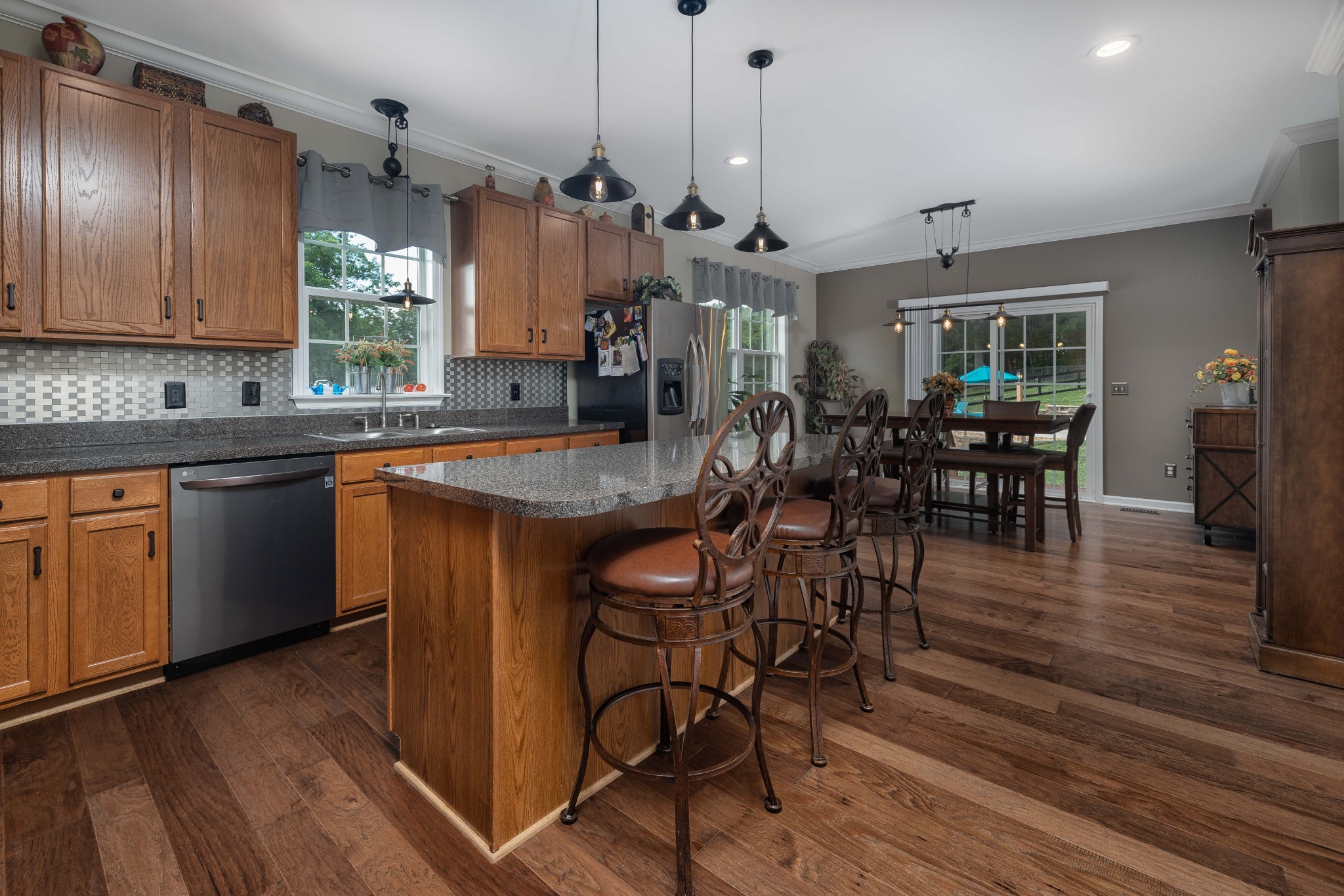 2736 McLemore Road Franklin, TN 37064 - Photo 3 of 50 a view of a dining room with furniture window and wooden floor