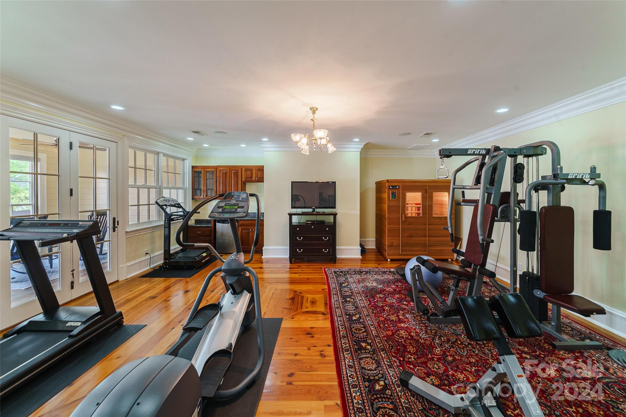 229 Joseph Kershaw Road Eastover, SC 29044 - Photo 19 of 48 a view of a room with gym equipment