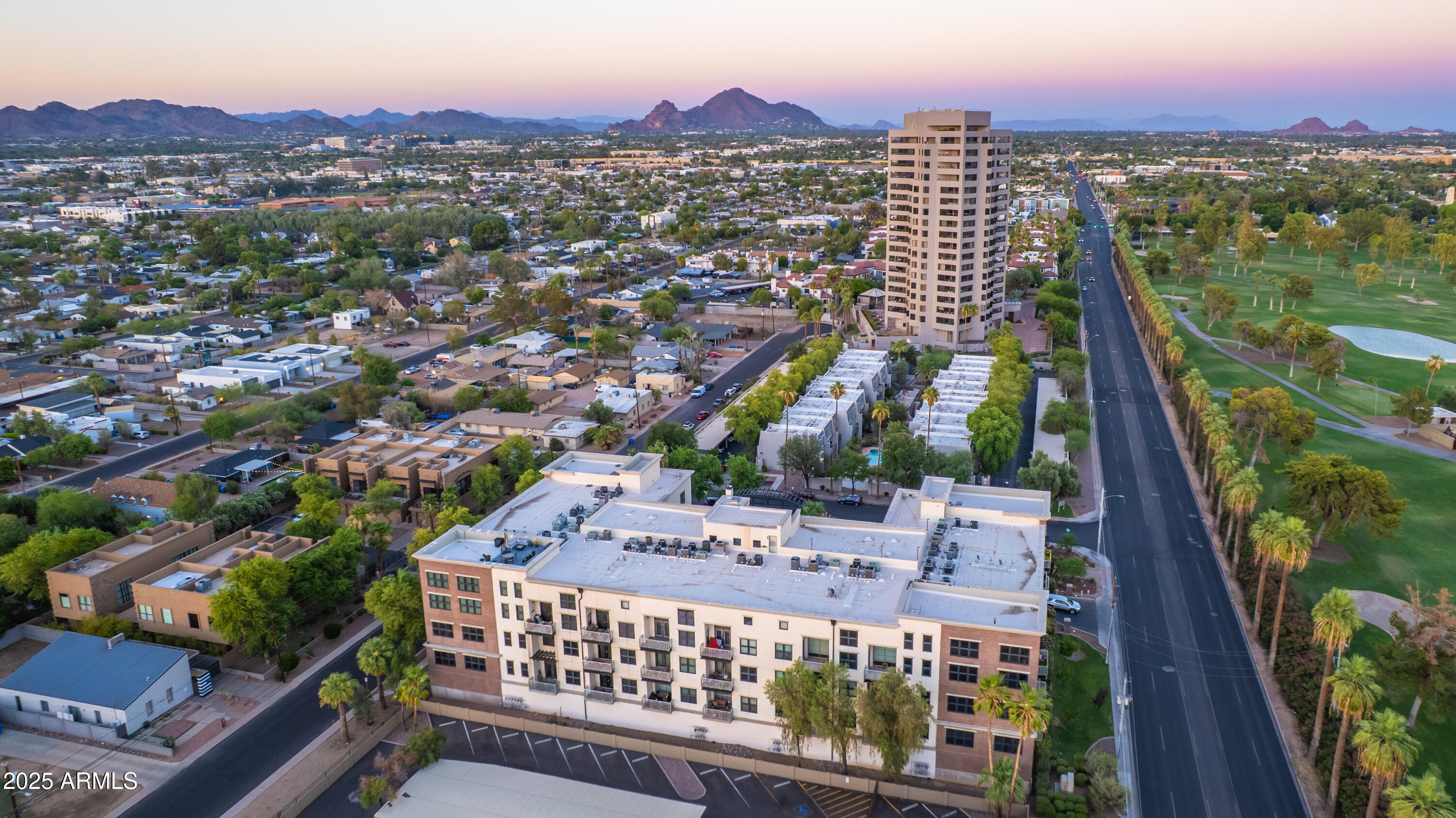 914 East Osborn Road, Unit 208 Phoenix, AZ 85014 - Photo 50 of 53 a view of a city from a balcony