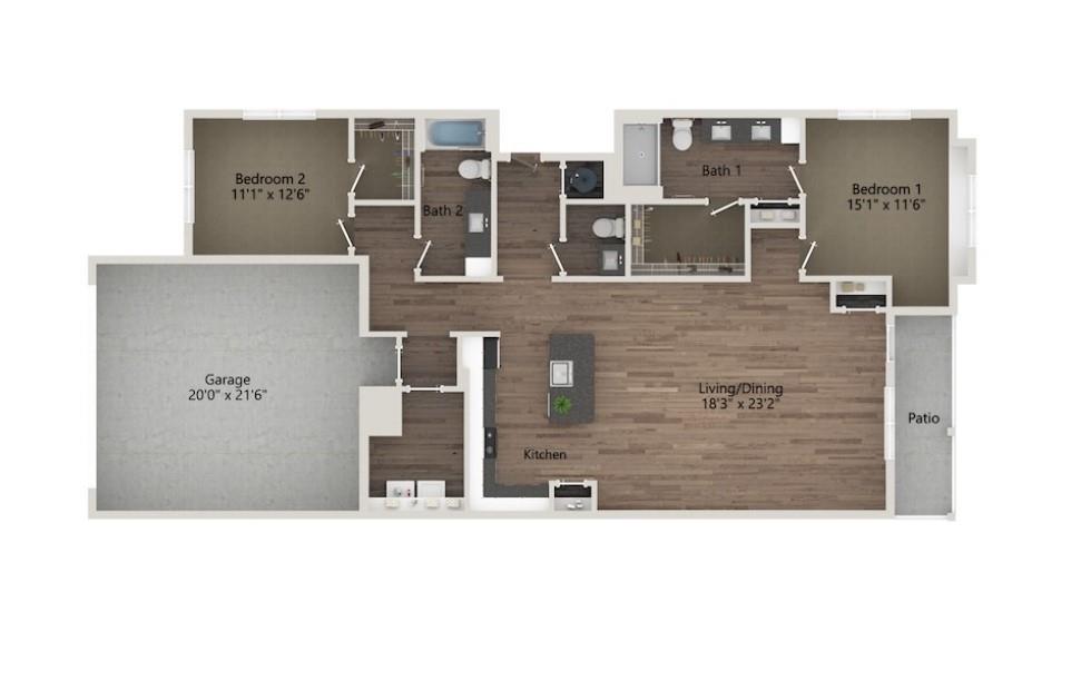 4925 Scott Road, Unit VILLA Fort Worth, TX 76114 - Photo 2 of 26