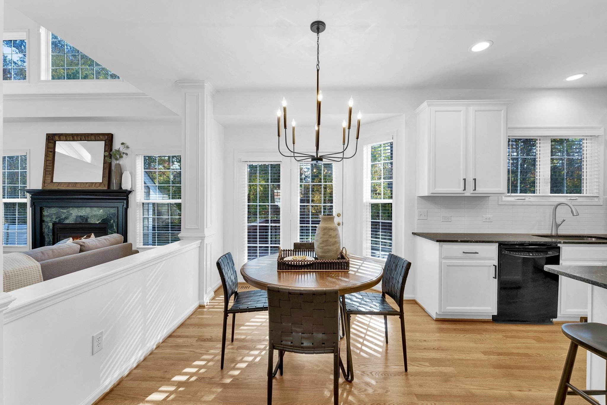 112 Timber Hitch Road Cary, NC 27513 - Photo 13 of 50 Accommodating breakfast area could fit a very large table! Breakfast Area