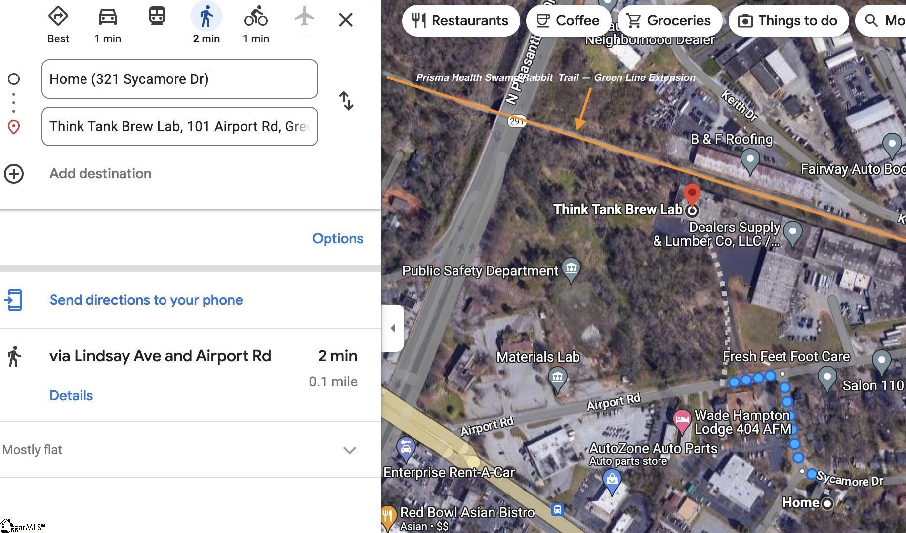 321 Sycamore Drive Greenville, SC 29607 - Photo 2 of 35 Walk or Bike to work and/or dinner on the Swamp Rabbit Trail!