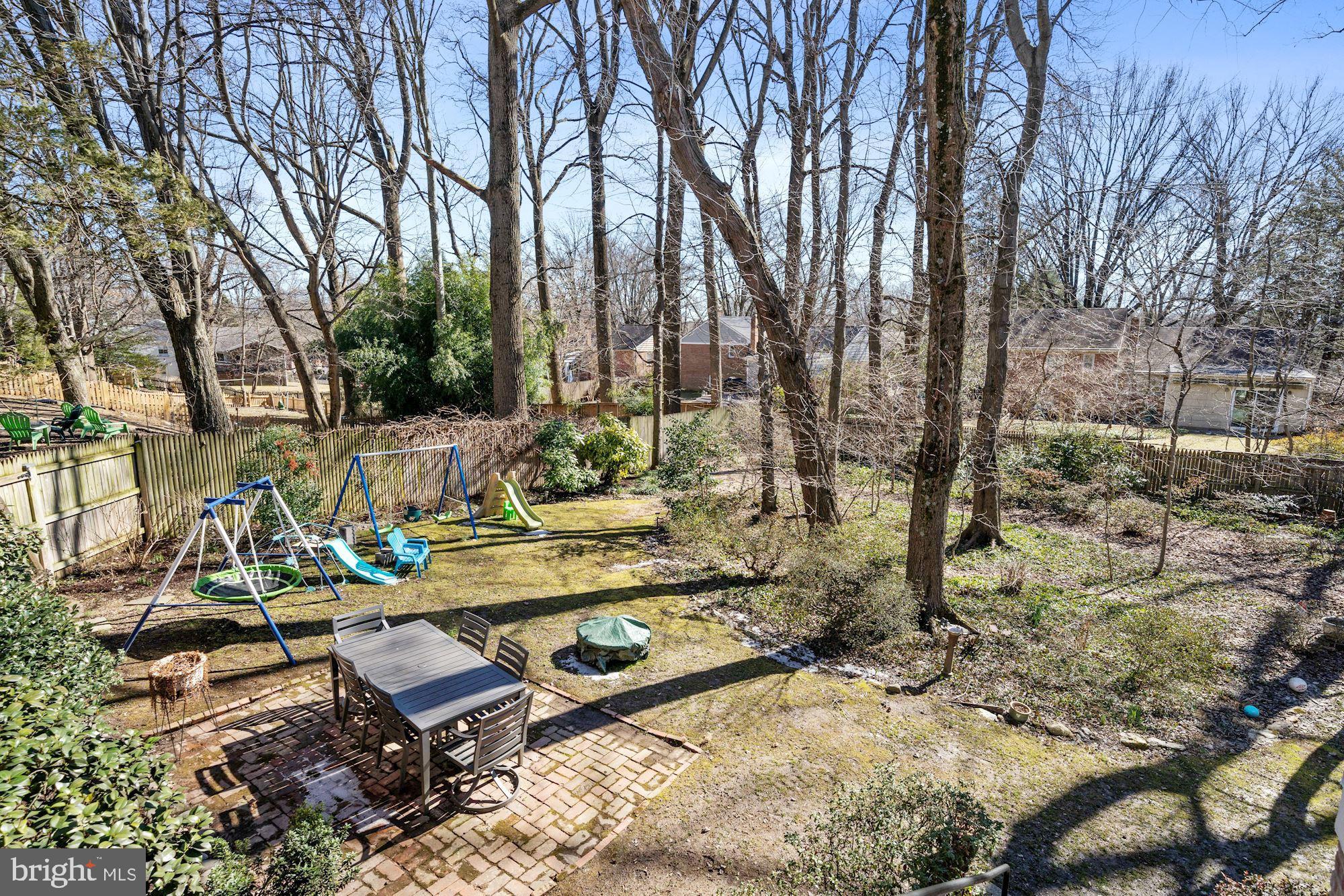 9709 Byeforde Road Kensington, MD 20895 - Photo 30 of 35 Huge Yard with Playground Equipment