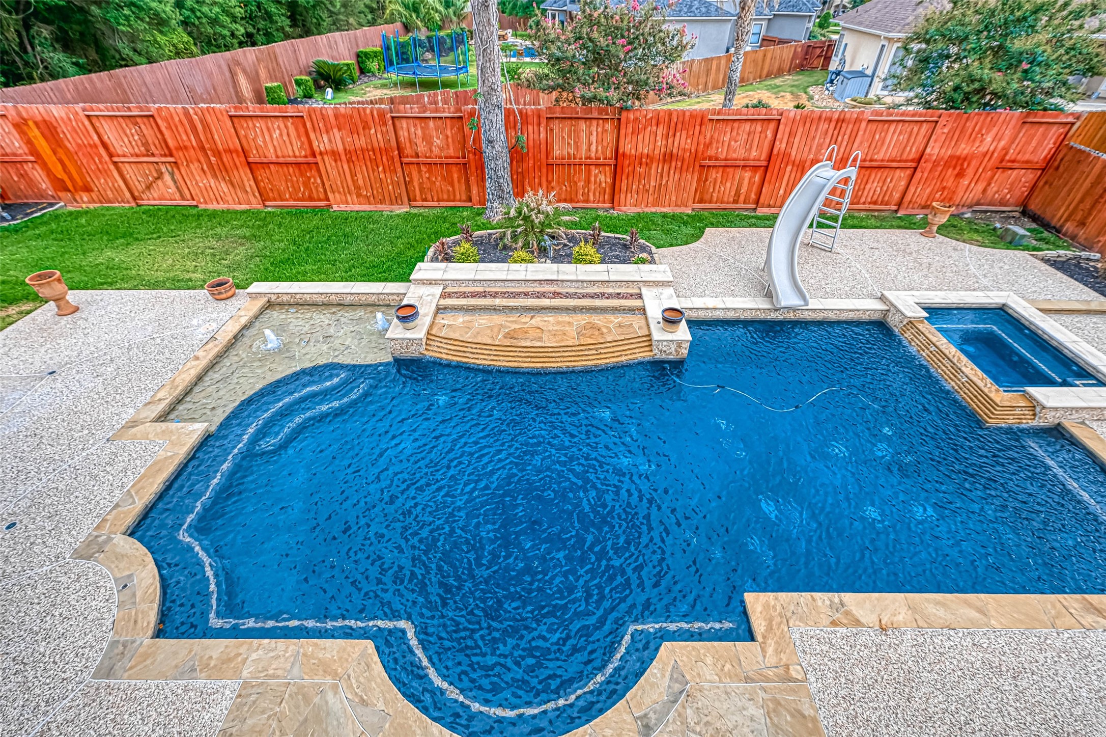 13815 Nathan Ridge Lane Cypress, TX 77429 - Photo 42 of 49 a view of yard with patio