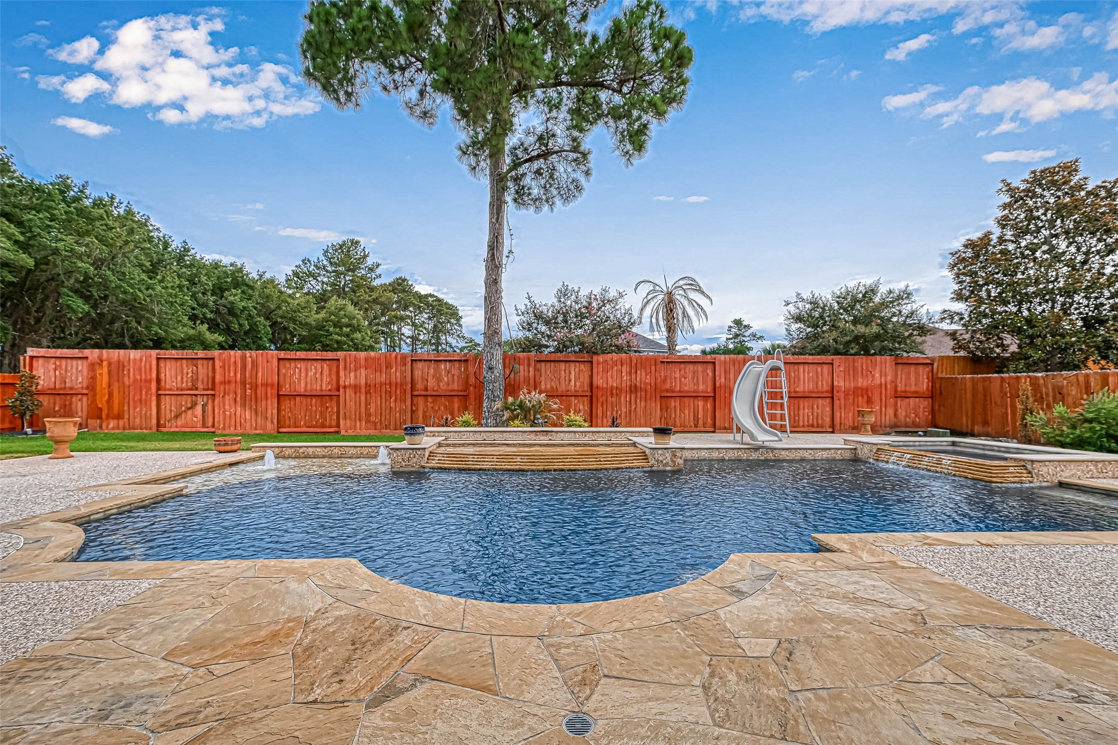 13815 Nathan Ridge Lane Cypress, TX 77429 - Photo 44 of 49 a view of backyard space and tree