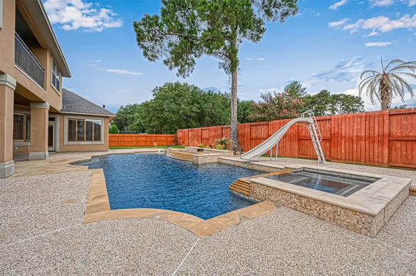 a view of outdoor space and deck