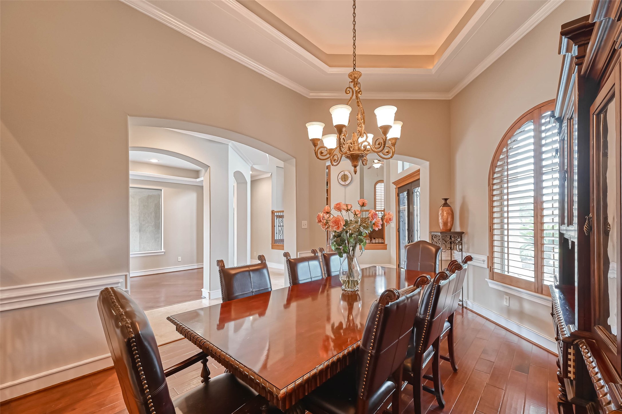 13815 Nathan Ridge Lane Cypress, TX 77429 - Photo 7 of 49 a view of a dining room with furniture window and wooden floor