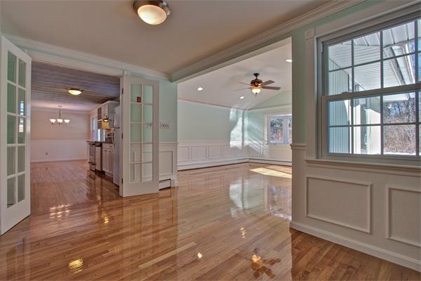45 Gregory Road Framingham, MA 01701 - Photo 16 of 27 a view of empty room with wooden floor and fan