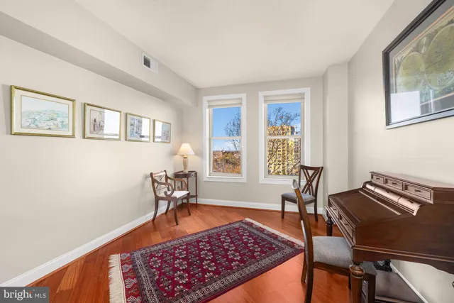 a view of a city with tall buildings