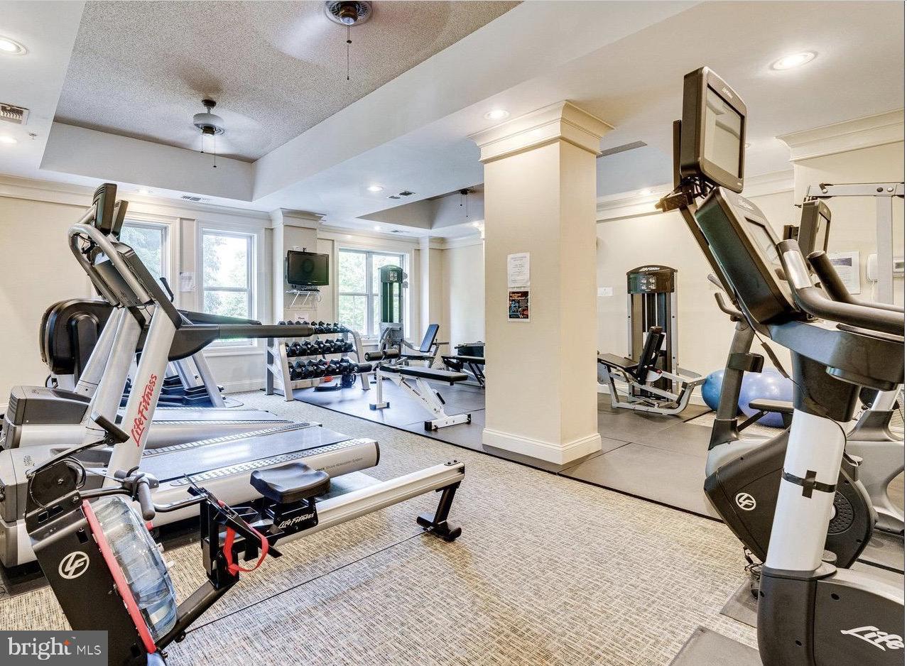11776 Stratford House Place, Unit 907 Reston, VA 20190 - Photo 31 of 38 a view of a room with gym equipment