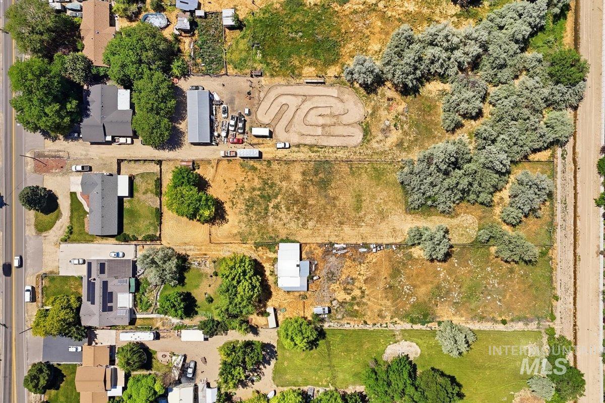 1311 North Middleton Road Nampa, ID 83651 - Photo 7 of 49 Expansive aerial view showcasing a large parcel of land with diverse features