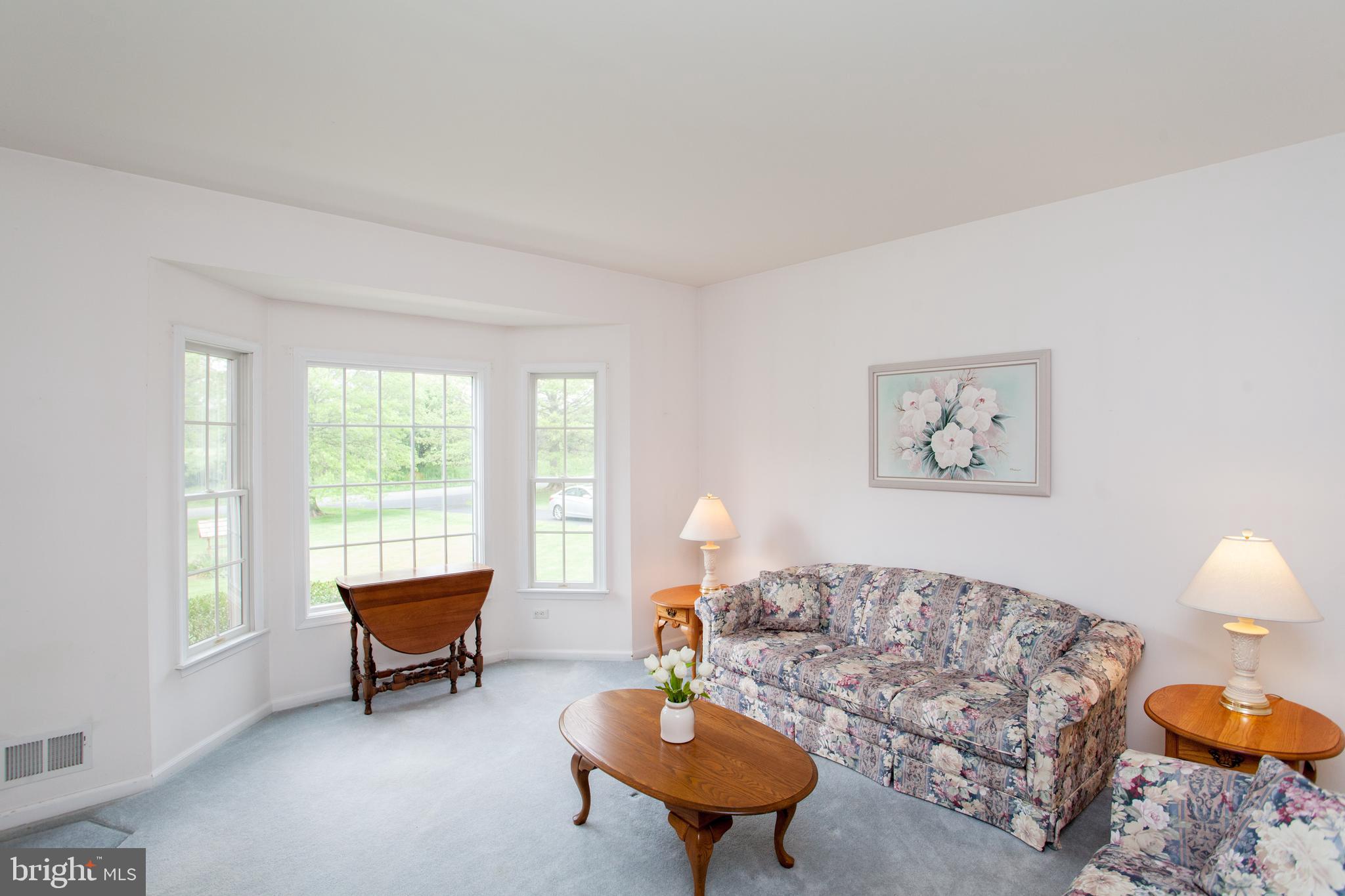 Living Room with Bay Window