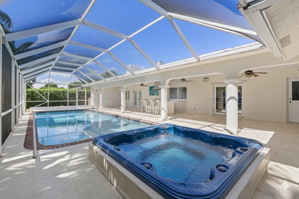 620 Southwest 17th Street Boca Raton, FL 33486 - Photo 13 of 40 a view of swimming pool with seating area