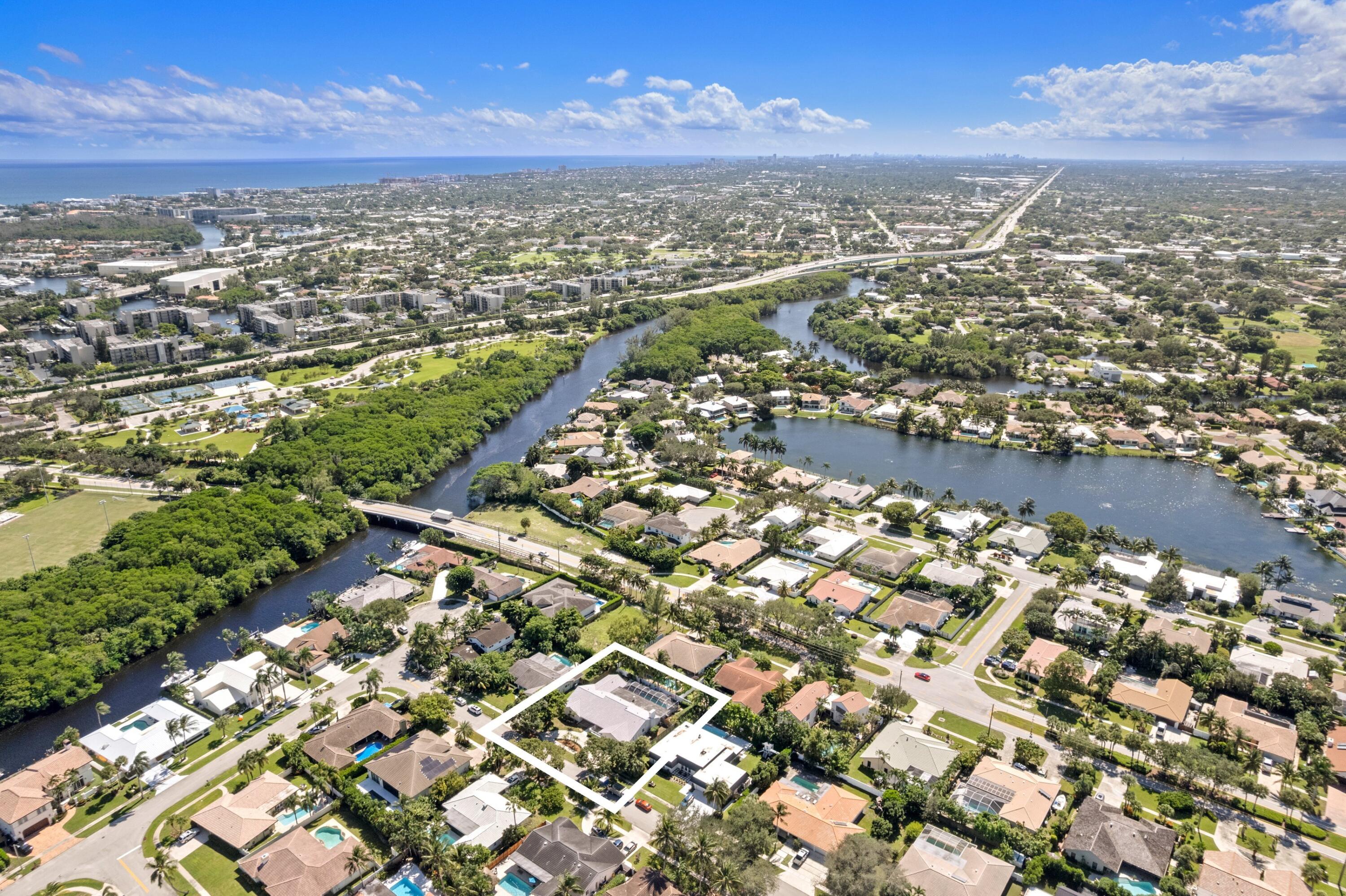 620 Southwest 17th Street Boca Raton, FL 33486 - Photo 25 of 40 an aerial view of residential building with parking space