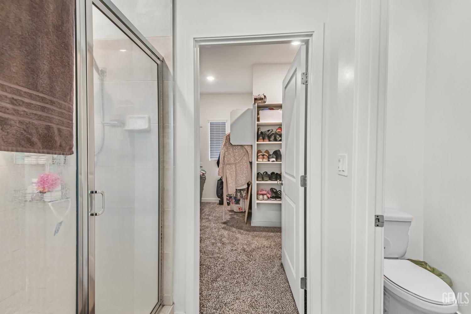 Undisclosed Address Bakersfield, CA 93313 - Photo 36 of 45 a view of a bathroom from a hallway